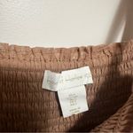 House of Harlow 1960 Corinne Shirred Ruffled Dress Size Small Gold Photo 9