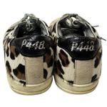 P448 John Cow Genuine Calf Hair Sneakers Leopard You Can Surf Later Shoes Sz 36 Photo 6
