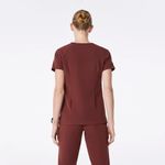 FIGS  Women's Catarina One Pocket Scrub Top in Walnut, Size Small Photo 5