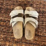 Björndal Women’s Bjorndal Trulie cream colored double strap boho sandals, Size 8 Photo 2