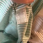 BB Dakota Green and White Striped V Neck Dress With Belt Photo 6