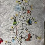 Awake  International Christmas Tree Burnout Long Sleeve Top Size Medium Photo 2