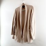 Rachel Zoe  Long Sleeve Open Cardigan Duster Sweater Tan Beige Medium Photo 8
