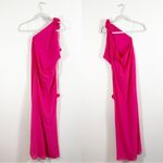 Meshki NWT  Rosalia Cowl Neck Maxi Dress Raspberry Pink XS Photo 4