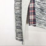 BKE Embroidered Plaid Boho Flannel Cardigan Size Small Photo 4