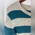 Bitten by Sarah Jessica Parker M Wool Blend Teal and Gray Pullover Sweater Blue Size M Photo 1