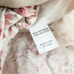 Revolve Tularosa Bristol Cropped Tie Front Peasant Top in Dried Rose Floral Photo 7