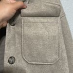 Anthropologie  Avec Les Filles Oat Melange Oversized Faux Wool Shacket NWOT S-M Photo 2