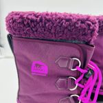 Sorel Purple Women's Warm Winter Waterproof Snow Boots Size US 5 UK 4 Photo 1