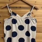 Vintage Sabary Lingerie Size Small Navy White Babydoll Lacey Strappy Tank Top Blue Photo 10