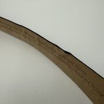 George Dark Brown Gold Double Metal Detail Belt Faux Leather Size Large Photo 6