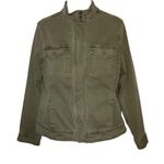 Liverpool  Olive Green Military Style Jacket M Cotton/Polyester lightweight Photo 0