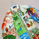 NWOT ALEMAIS Paradiso Linen Mini Shirtdress Size 6 Missing belt Photo 5