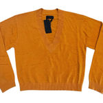 RtA Alba Cashmere Cropped Jumper Orange Sweater Size XS Streetwear French‎ NWT Photo 0