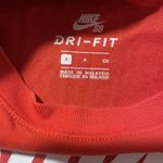 Nike  SB Tshirt Women's Size Small Orange Logo Spellout Short Sleeve Top Photo 1