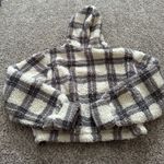 PacSun  Shawna Sherpa Cropped Hoodie Women’s‎ Sz Sm Photo 4