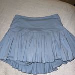 Gold Hinge Fairfield Blue  Pleated Mini Skirt Photo 1