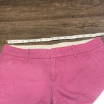 Uniqlo Pink Chino Shorts Size 6 Slash Pockets Welt Pocket Pink Summer Warm Zip Photo 5