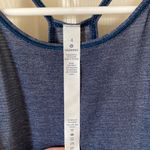 Lululemon Fast as Light Singlet Tank Top Heathered Night Tide Cutout 4 Like New Photo 8