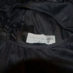 Jackie Jon Black Lace Floral Sequin Dress 6 Photo 7