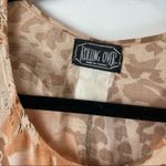 Vintage Floral Animal Print Maxi Dress Sleeveless Sz M/L Neutral Boho Western Tan Size M Photo 3