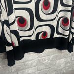 Dress Barn Womenâs Blouse Size 3X (White Black Red) Photo 4