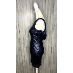 Lulus  Women's Small Time to Shine Blue Sequin Bodycon‎ Mini Dress Party Cocktail Photo 9