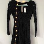 Hollister Vintage Black Lace Skater Dress Photo 0