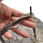 Tory Burch  Thea Snakeskin Tote Bag Purse Shoulder Large Photo 10
