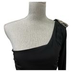 City Triangles  One Shoulder Body Con Little Black Dress Size Large Photo 5