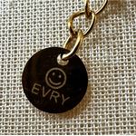 EVRY angel number 777 gold tone necklace Photo 4