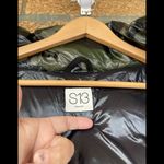 S13 Snowcat Down Puffer Vest with Faux Fur Hood small Green Photo 9