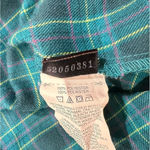 Oakley Cairn Flannel Blue Green Button Up Shirt Women’s XS Photo 3