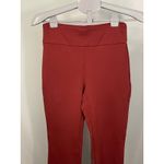 EXPRESS  XS High Waisted Flare Leggings Stretch Pull On Pants Red‎ Brick Photo 1
