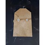 Vintage Cheeky Blue and White Flower Earrings Petal Power Photo 2