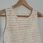 Parker  Ivory Silk and Lace Peplum top size Small Photo 6