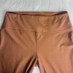 Zenana Plus Size Wide Waistband Full Length Leggings Camel / Light Brown 1X Photo 4
