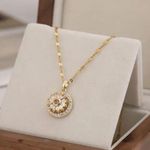 18k Gold Polished Spinner Necklace Photo 0