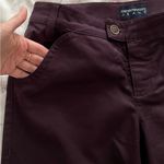 Emporio Armani New Sabrina maroon skinny slim cropped designer jeans, size 28” Photo 3