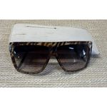 Liz Claiborne Vintage Womens Sunglasses Tortoise Brown Square Shades 10090 Italy Photo 8