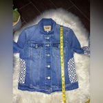 Paige  Vermont Denim Jacket Mosaic Tile Western Aztec sz small Photo 6