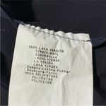 Armani Collezioni Deep Navy Blue 100% Virgin Wool Trouser Pants Photo 7