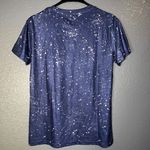 Horror Movie Characters Bleach Tie Dye Graphic Tee Small 80s 90s Icons Blue Photo 3