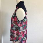 Wet Seal floral bare back blouse size Large Photo 3