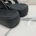 Crocs Women's Black Dual Comfort Monterey Diamante Wedge Slide Sandals Sz 11 Photo 3