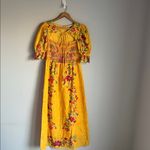 Farm Rio Flower Dream Floral Smocked Puff Sleeve Maxi Dress Photo 1