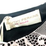 Dorothy Perkins  size UK 4 new w tags‎ sleeveless fitted dress black w pink lace Photo 4