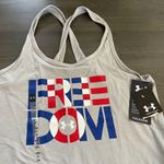 Under Armour women crisscross gray Freedom tank top black size S NWT Photo 2