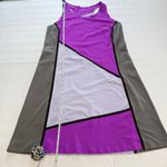 Title Nine Title Nine Racerback Colorblock Purple Athletic Dress Diamalete Golf Size LARGE Photo 5