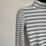 Aerie Blizzard Gray & White Waffle Mockneck Long Sleeve T Shirt Size XS Photo 8